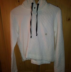 cropped white sweater